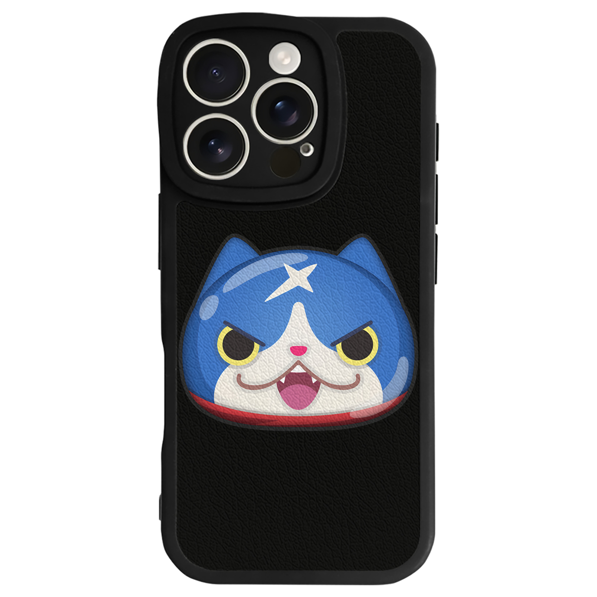 （画像用） 妖怪ウォッチ Yo-kai Watch 【iPhone 16シリーズ対応】シリコンスマホケース（レザー調） 材質：シリコン